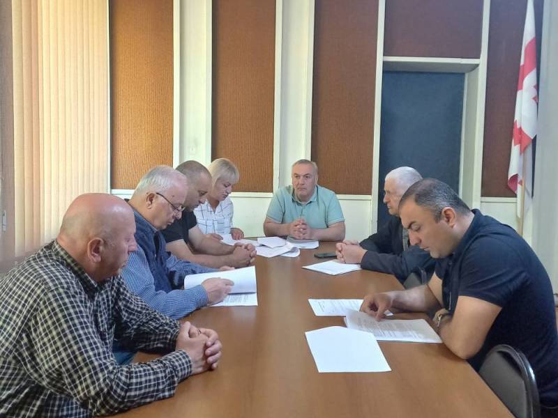ცაგერის მუნიციპალიტეტის საკრებულოს ბიუროს სხდომა