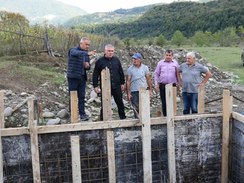 ცაგერის მუნიციპალიტეტის სოფელ ქვედა ცაგერში მიმდინარეობს ჩამდინარე წყლის სისტემის...