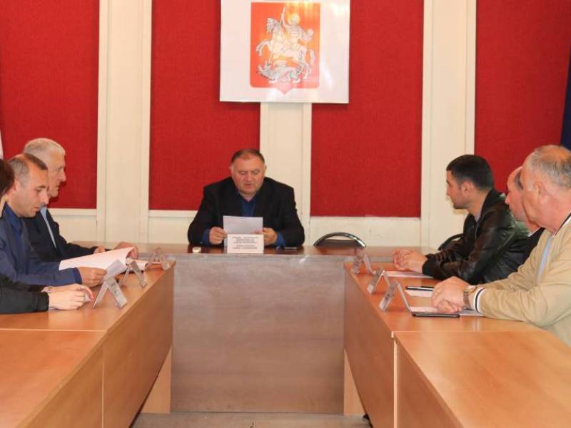 ცაგერის მუნიციპალიტეტის საკრებულოს სივრცით-ტერიტორიული დაგეგმარებისა და ინფრასტრუქტურის კომისიის სხდომა