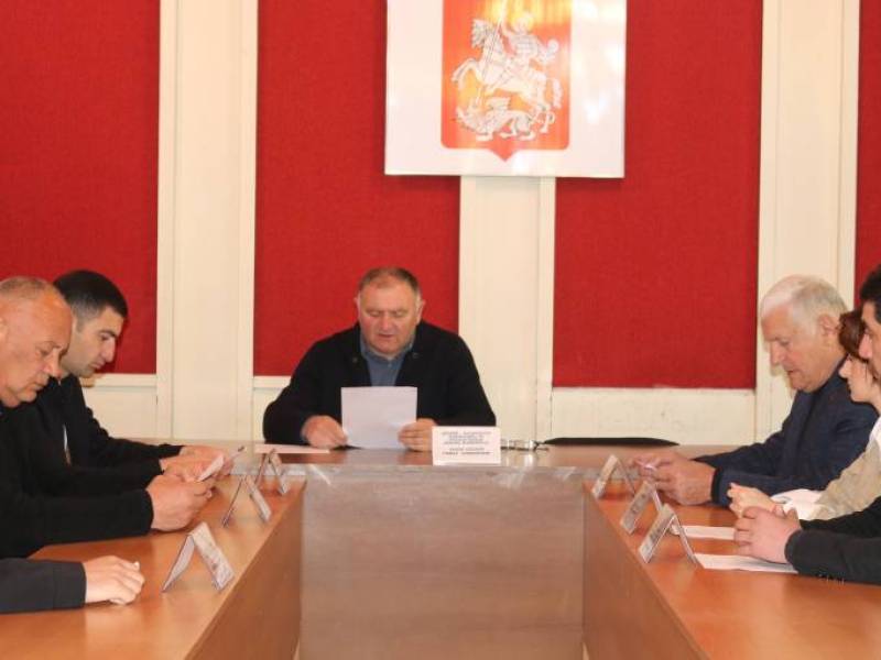 ცაგერის მუნიციპალიტეტის საკრებულოს სივრცით-ტერიტორიული დაგეგმარებისა და ინფრასტრუქტურის საკითხთა კომისიის სხდომა