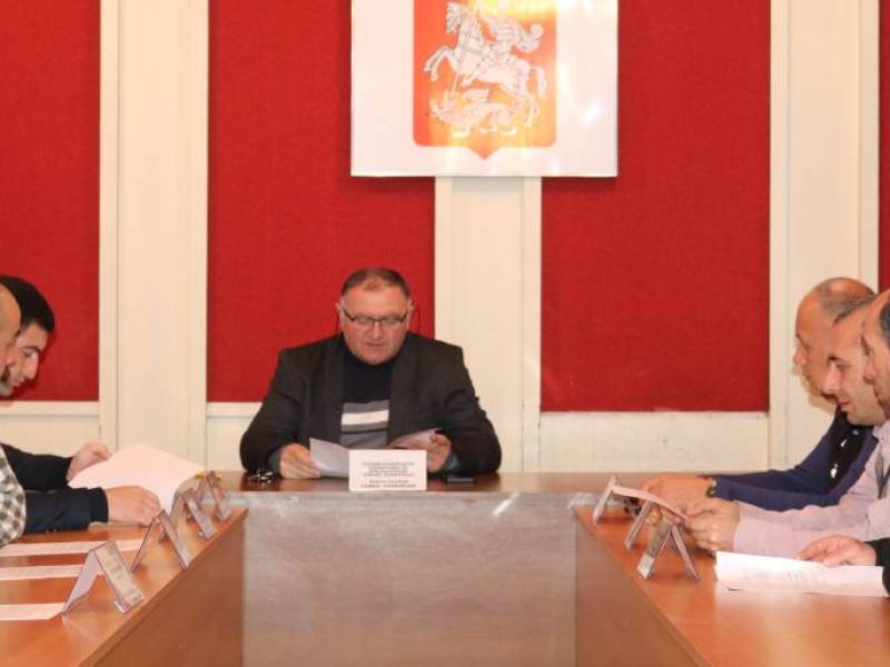 ცაგერის მუნიციპალიტეტის საკრებულოს სივრცით-ტერიტორიული დაგეგმარებისა და ინფრასტრუქტურის კომისიის სხდომა