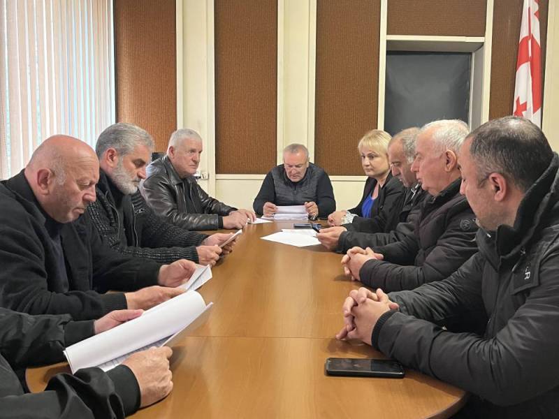 ცაგერის მუნიციპალიტეტის საკრებულოს ბიუროს სხდომა