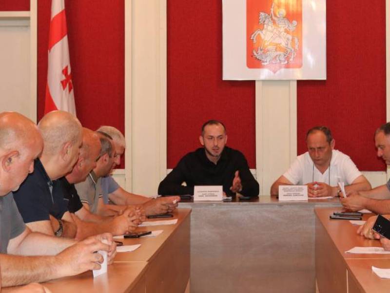 ცაგერის მუნიციპალიტეტის საკრებულოს ფრაქცია ,,ქართული ოცნება-დემოკრატიული საქართველოს" სხდომა