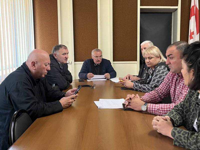 ცაგერის მუნიციპალიტეტის საკრებულოს ბიუროს სხდომა