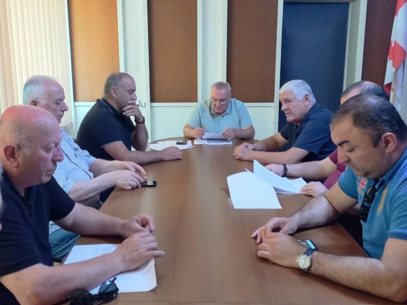 ცაგერის მუნიციპალიტეტის საკრებულოს ბიუროს სხდომა