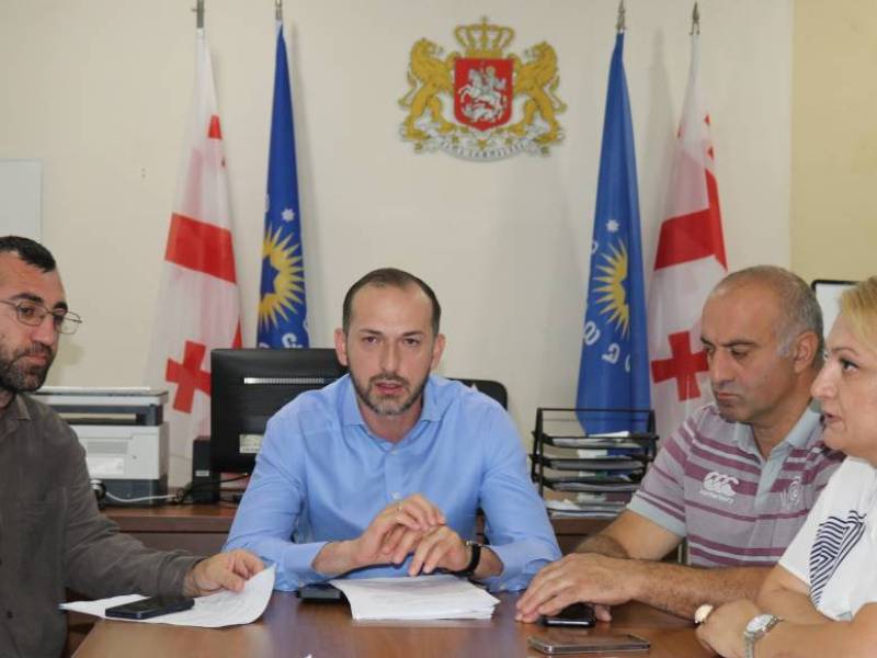 ცაგერის მუნიციპალიტეტის საკრებულოს ფრაქცია ,,ქართული ოცნება-დემოკრატიული საქართველოს" მორიგი სხდომა