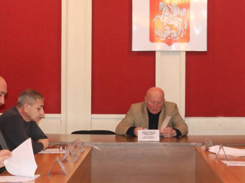 ცაგერის მუნიციპალიტეტის საკრებულოს ქონების მართვისა და ბუნებრივი რესურსების საკითხთა კომისიის სხდომა