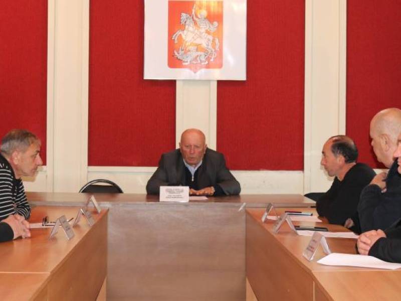 ცაგერის მუნიციპალიტეტის საკრებულოს ქონების მართვისა და ბუნებრივი რესურსების საკითხთა კომისიის სხდომა