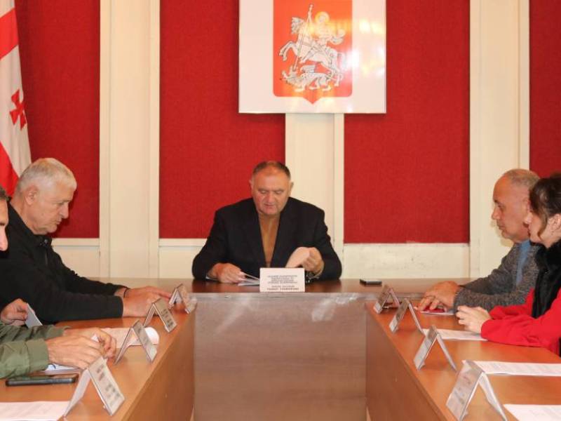 ცაგერის მუნიციპალიტეტის საკრებულოს სივრცით-ტერიტორიული დაგეგმარებისა და ინფრასტრუქტურის კომისიის სხდომა