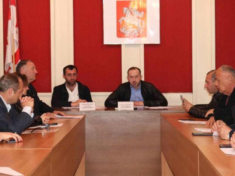 ცაგერის მუნიციპალიტეტის საკრებულოს ფრაქცია ,,ქართული ოცნება-დემოკრატიული საქართველოს" სხდომა