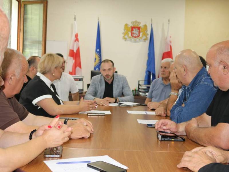 ცაგერის მუნიციპალიტეტის საკრებულოს ფრაქცია ,,ქართული ოცნება-დემოკრატიული საქართველოს'' სხდომა
