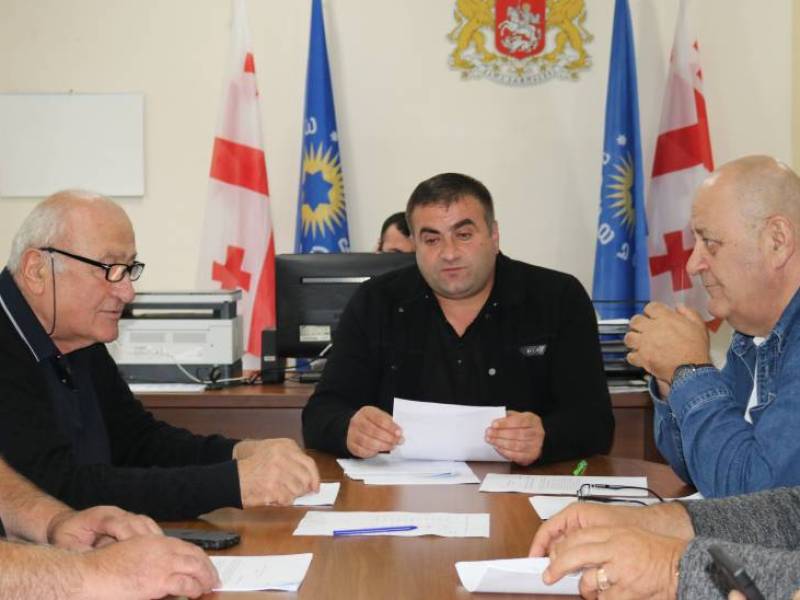 ცაგერის მუნიციპალიტეტის საკრებულოს ჯანდაცვისა და სოციალურ საკითხთა კომისიის სხდომა