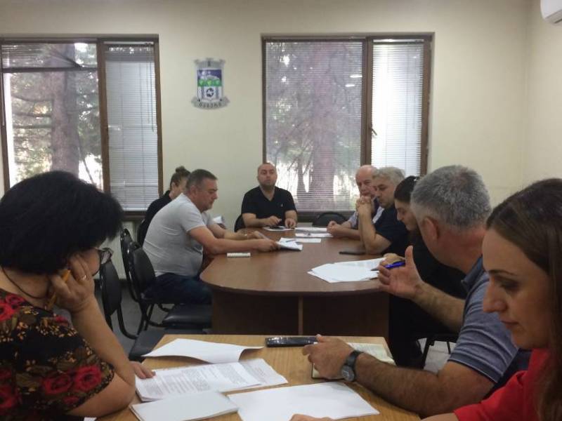 ცაგერის მუნიციპალიტეტის საკრებულოს საფინანსო-საბიუჯეტო კომისიის სხდომა