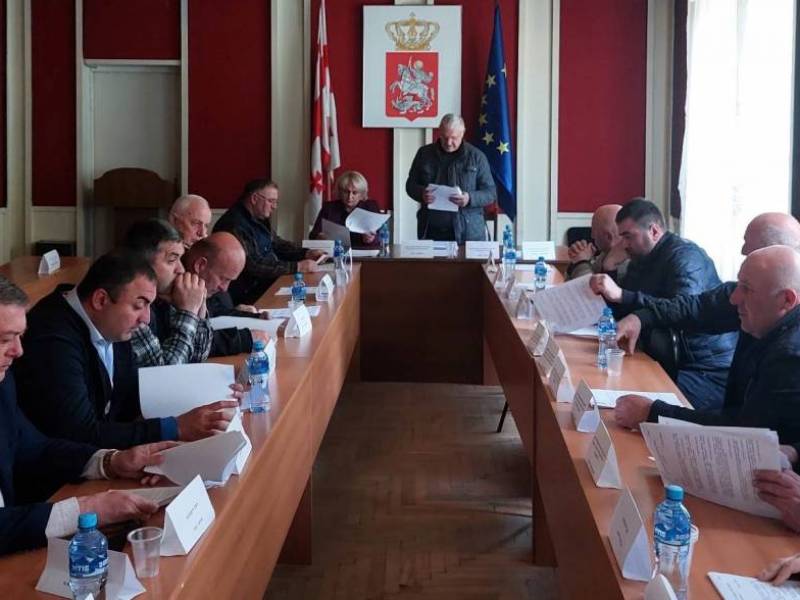 ცაგერის მუნიციპალიტეტის საკრებულოს ბიუროსა და საკრებულოს მორიგი სხდომა