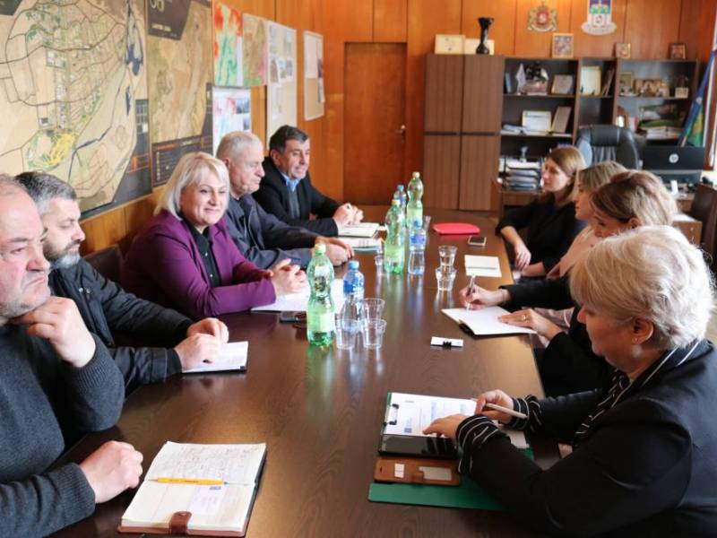 მუნიციპალიტეტის ხელმძღვანელები გაეროს განვითარების პროგრამის (UNDP) პროექტის ‘’ადამიანის...